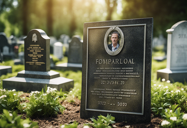 Comment choisir une plaque funéraire avec nom et date sans se ruiner