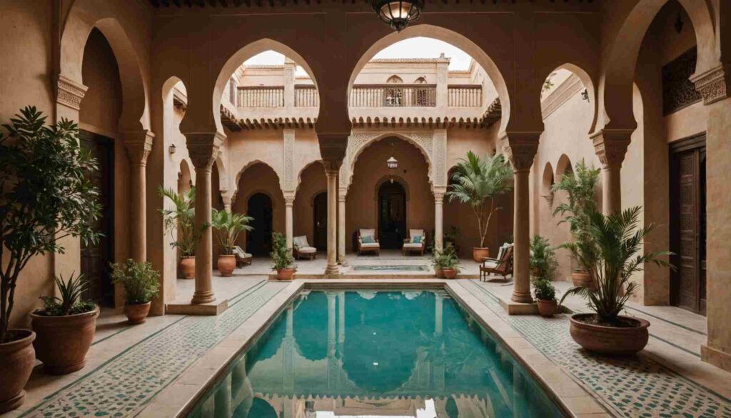 Plongez dans le luxe d'un riad marocain avec piscine privée