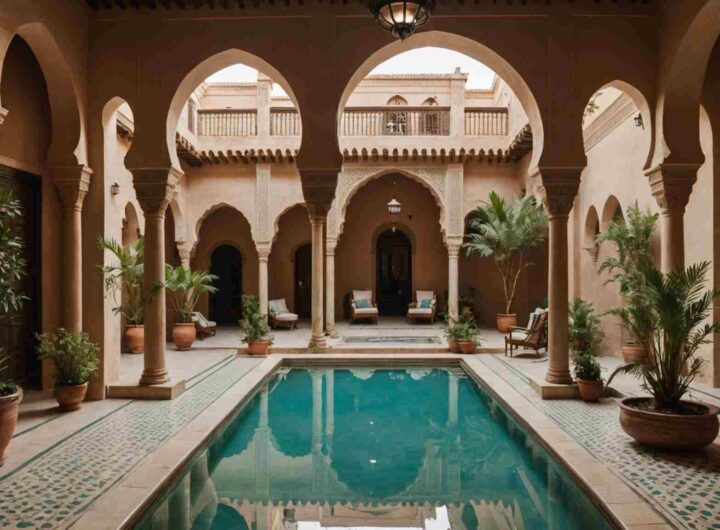 Plongez dans le luxe d'un riad marocain avec piscine privée